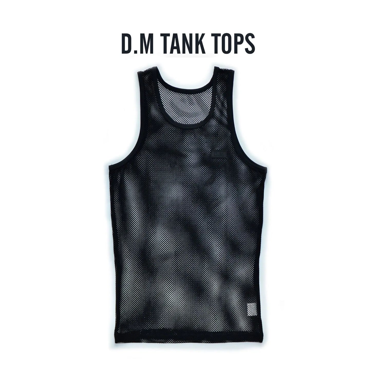 Men's Vest Solid Color Transparent Breathable Mesh Vests Sleeveless Tank Tops for Male Men Fun